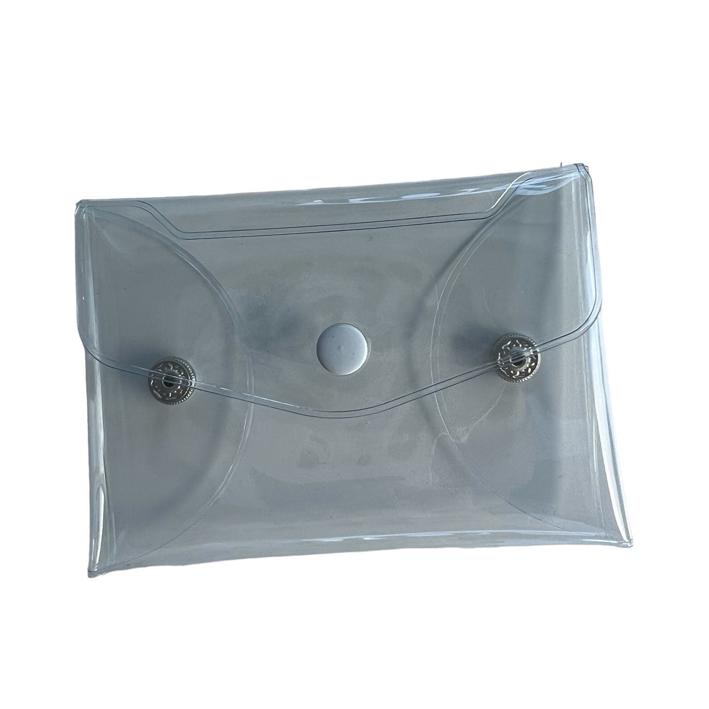 Transparent Snap Cosmetic Bag