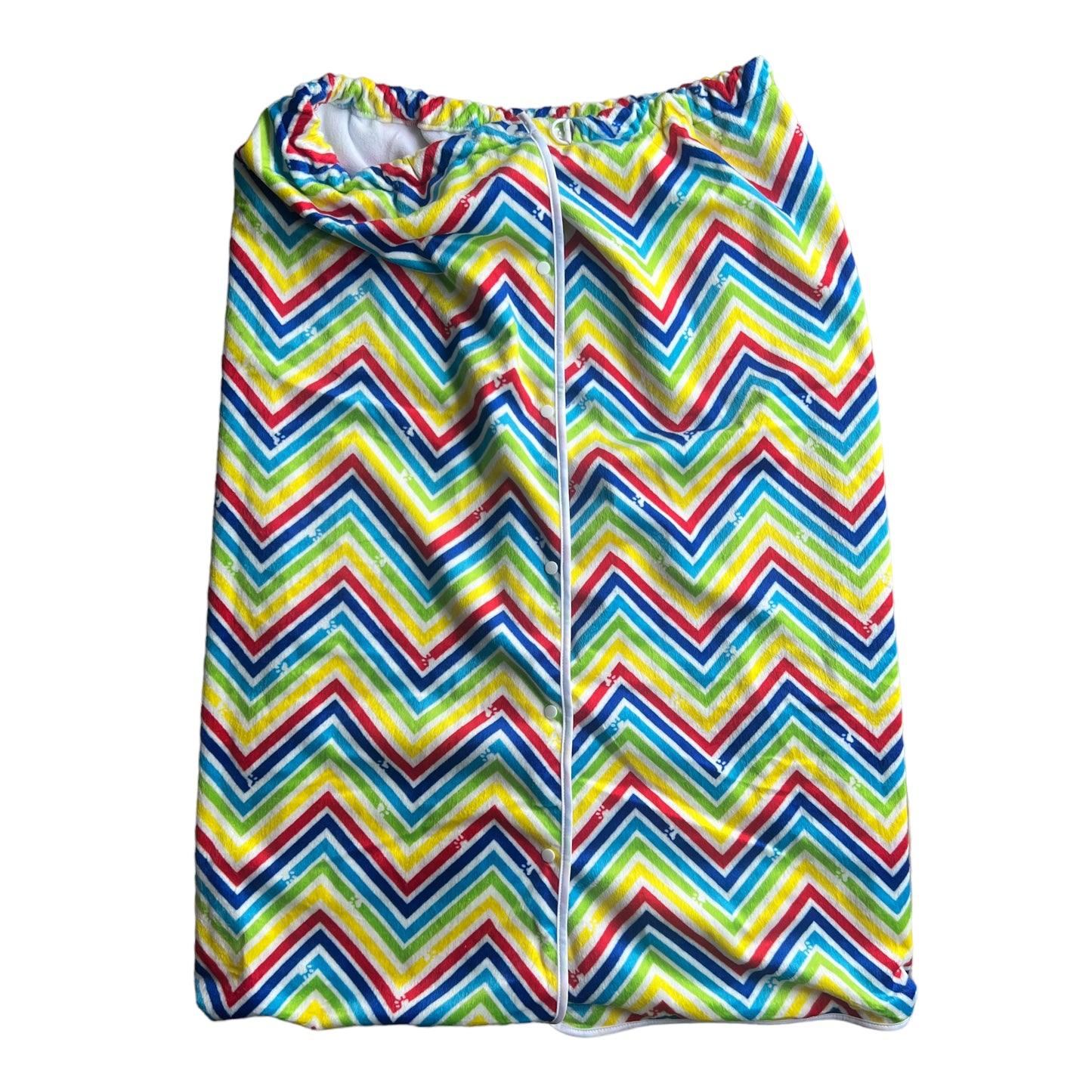 Adult Waterproof Continence Skirt (Snaps) Zig Zag