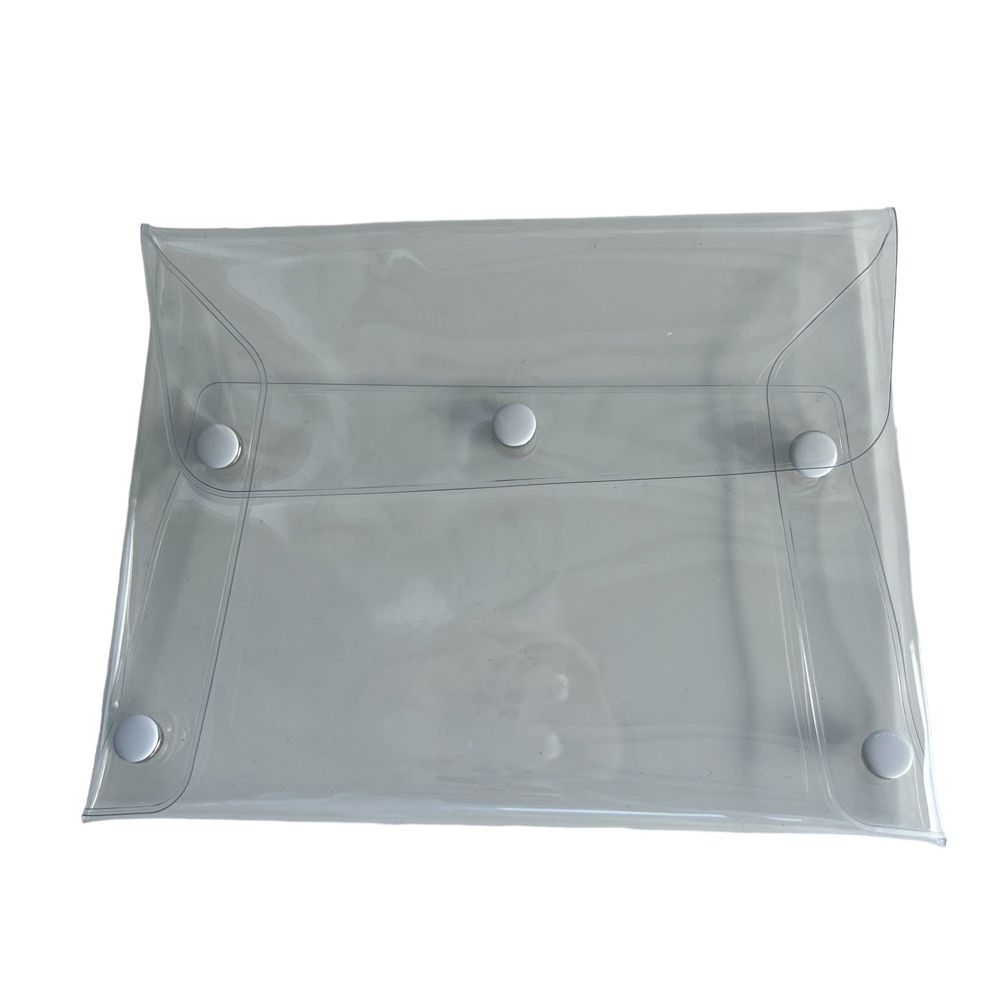 Transparent Snap Cosmetic Bag