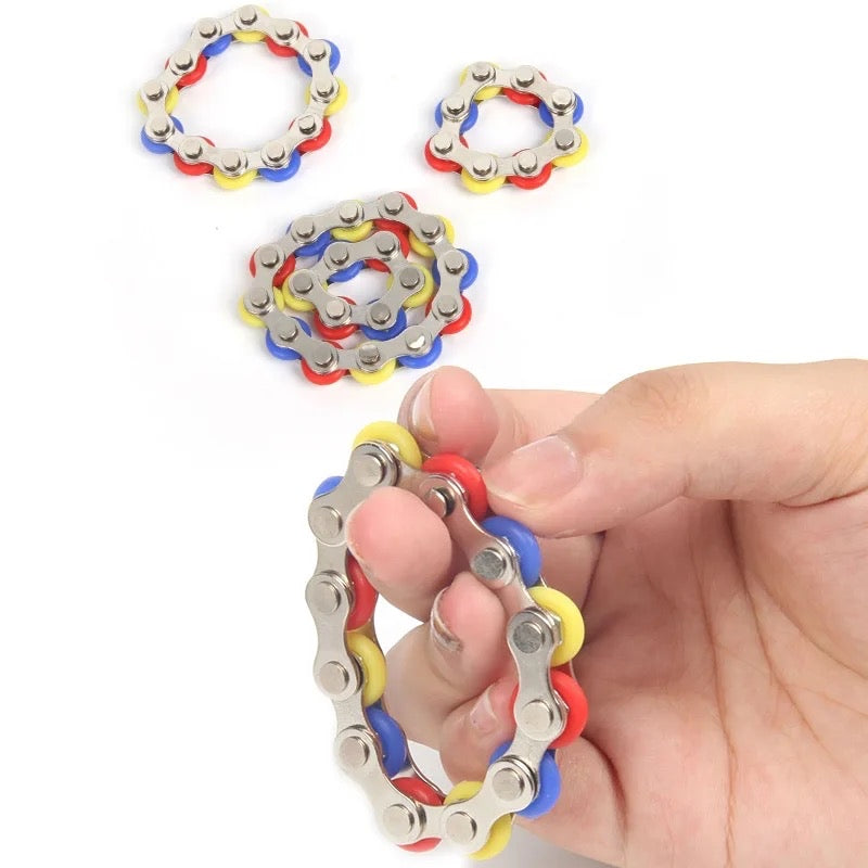 Bike Chain Fidget — Rainbow