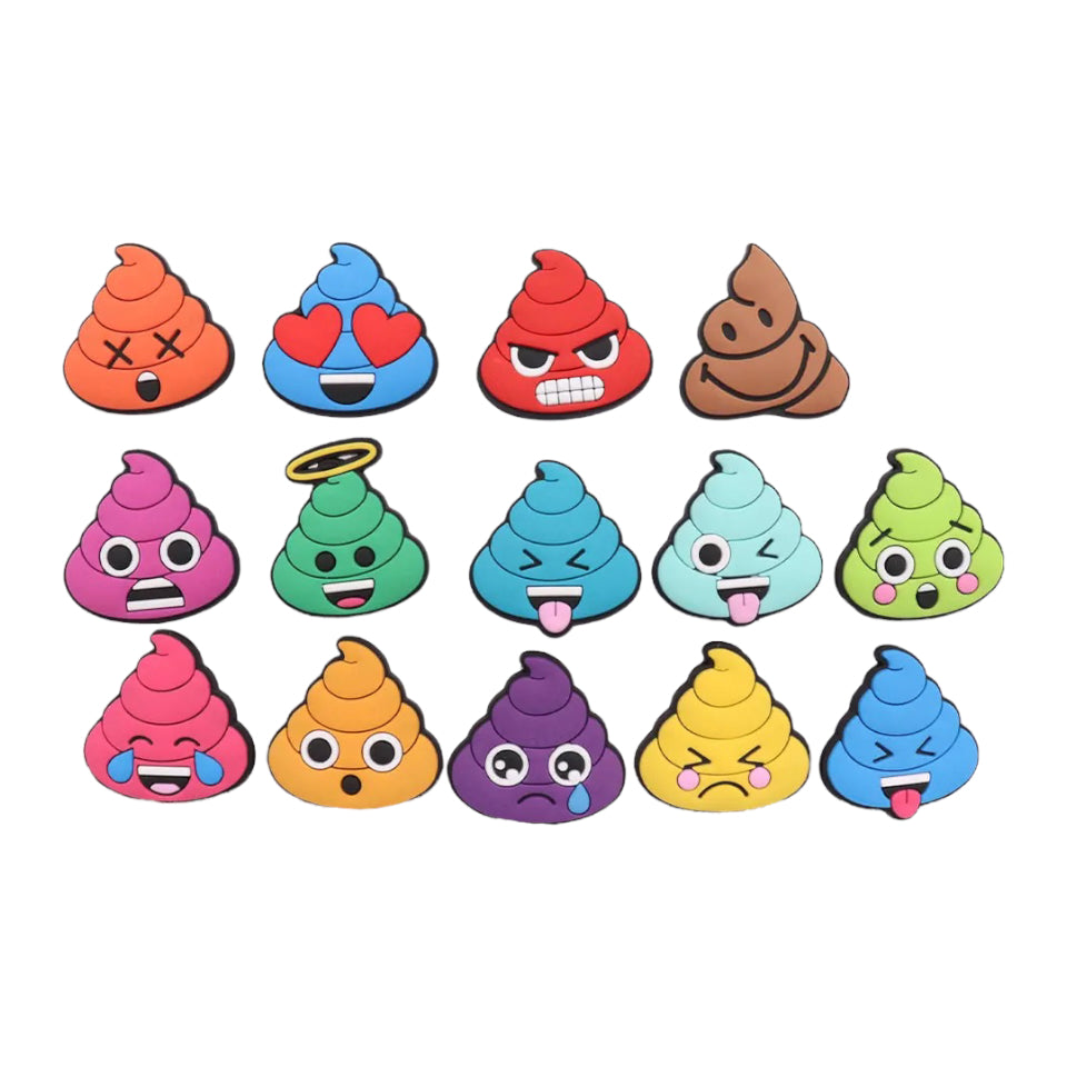 Shoe Charm — Poop Emoji (Bowel Health)