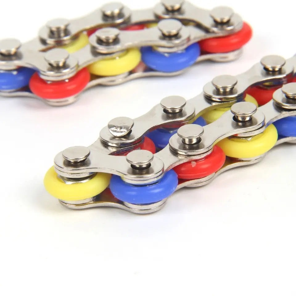 Bike Chain Fidget — Rainbow