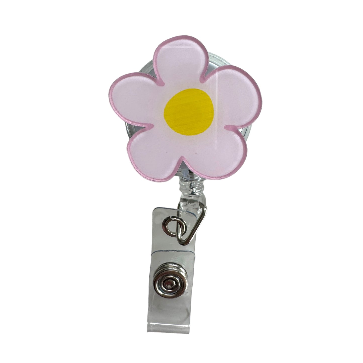 Retractable Badge Holder (Nurses) — Flower