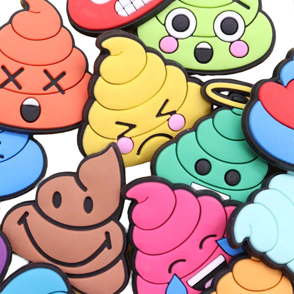 Shoe Charm — Poop Emoji (Bowel Health)