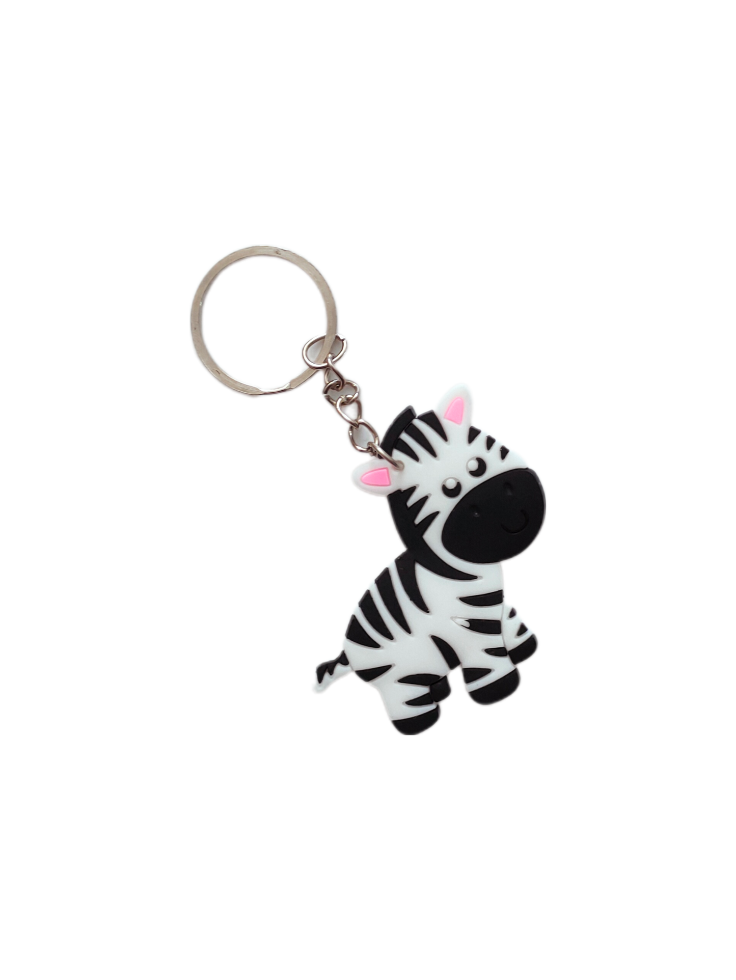 Zebra Keyring (Silicone)