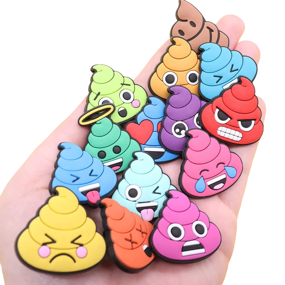 Shoe Charm — Poop Emoji (Bowel Health)