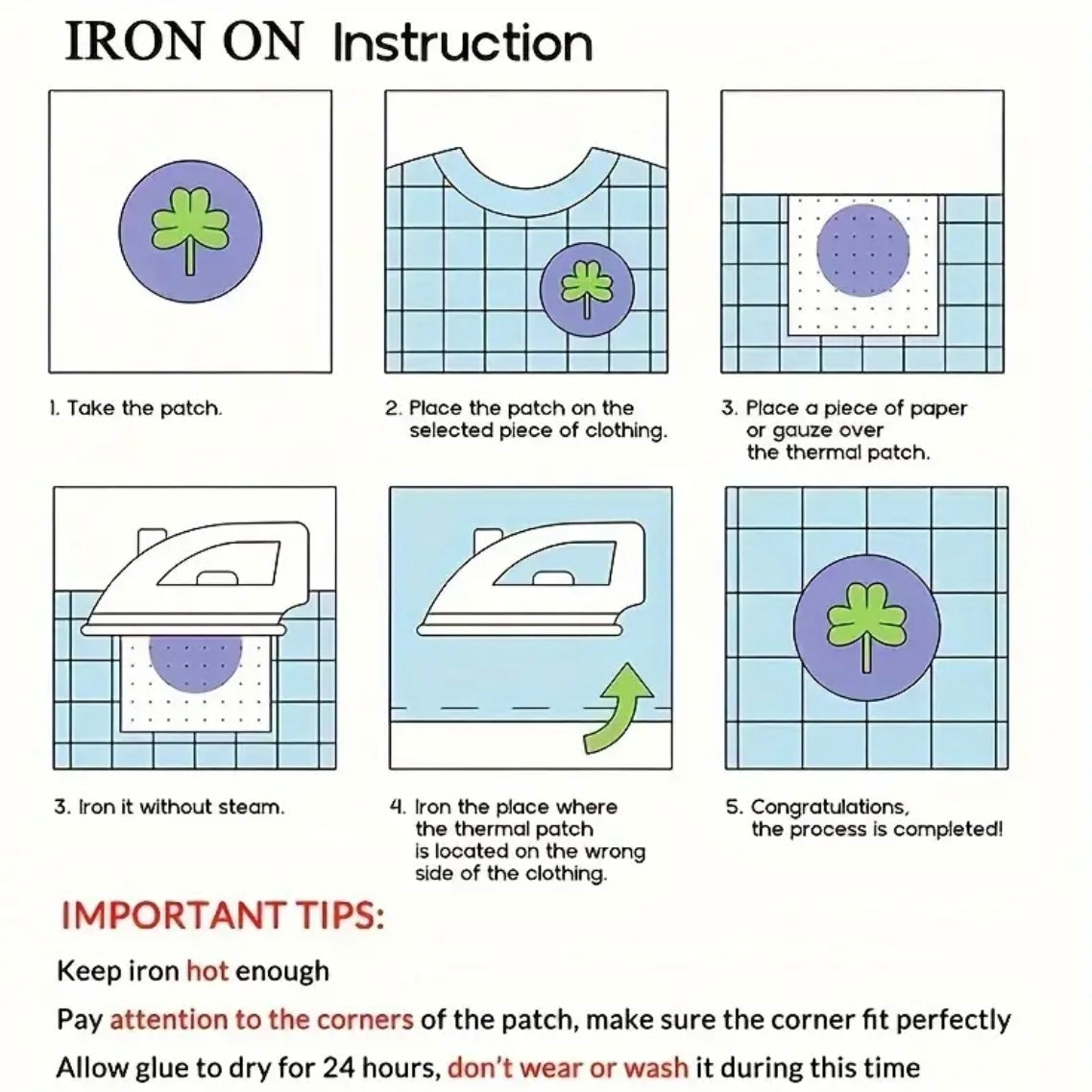 Iron On Patch — Just Have Fun