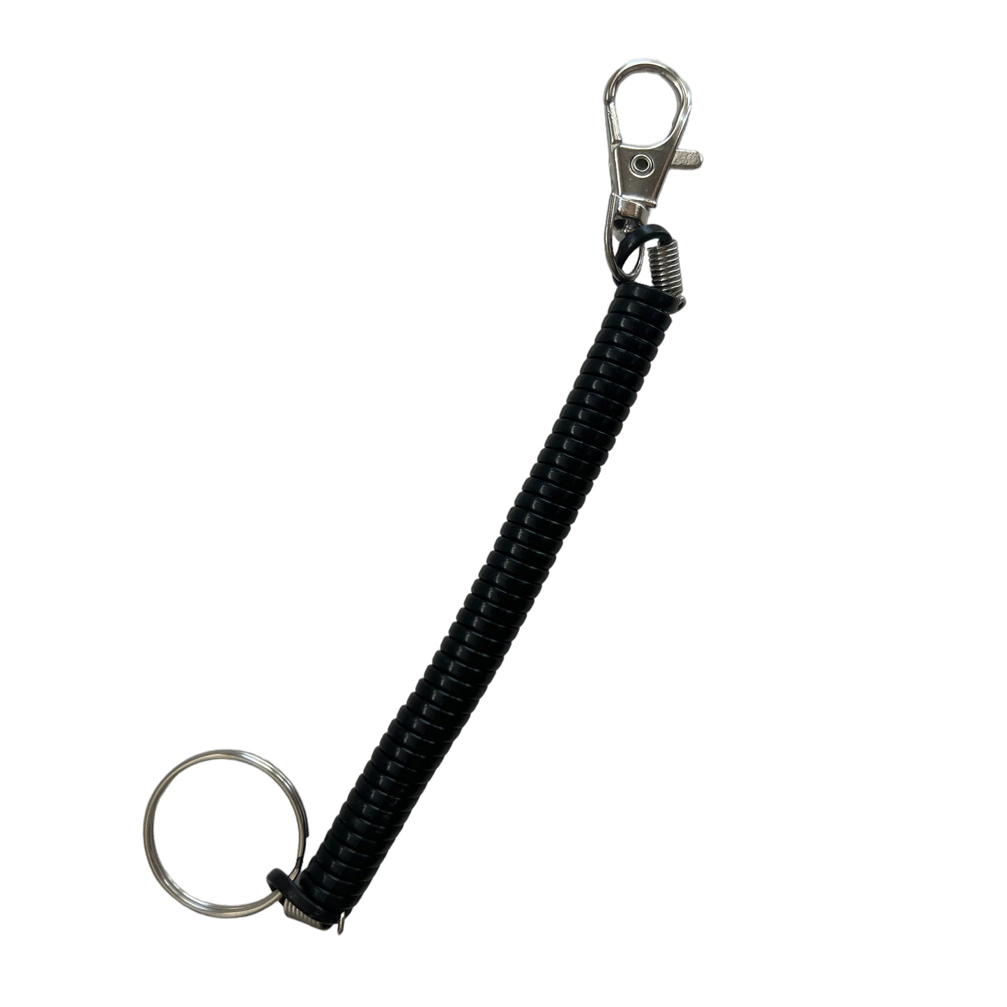 Keychain — Coiled Lanyard + Clip