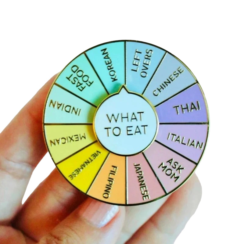 Pin — ‘What I’m Going to Eat’ with Spinner