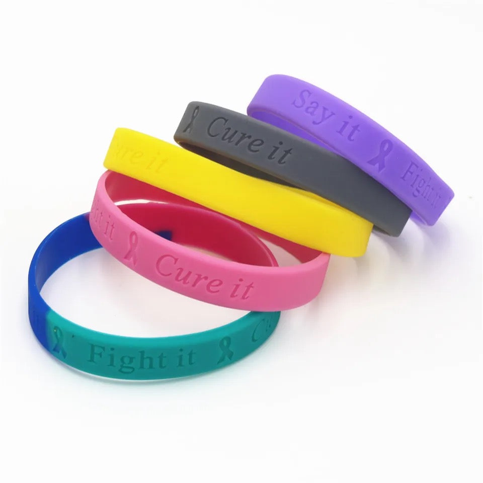 Awareness Bracelet - ‘Say it. Fight it. Cure it’