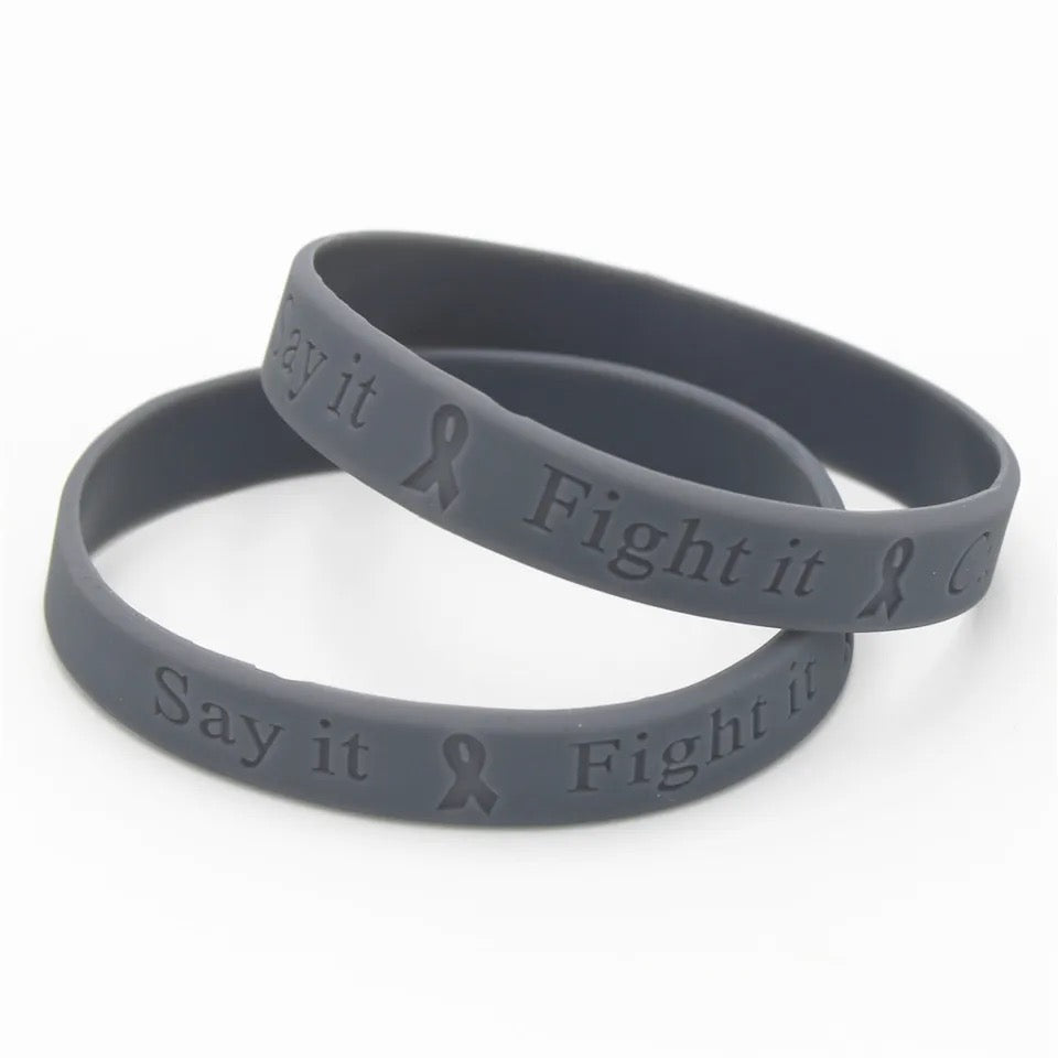 Awareness Bracelet - ‘Say it. Fight it. Cure it’