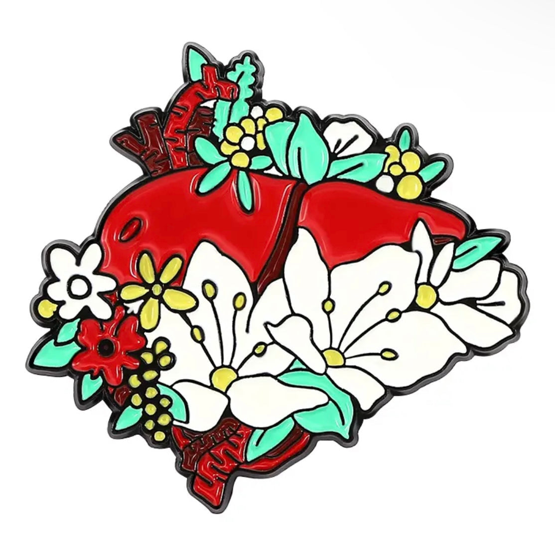 Pin — Liver Health (floral)