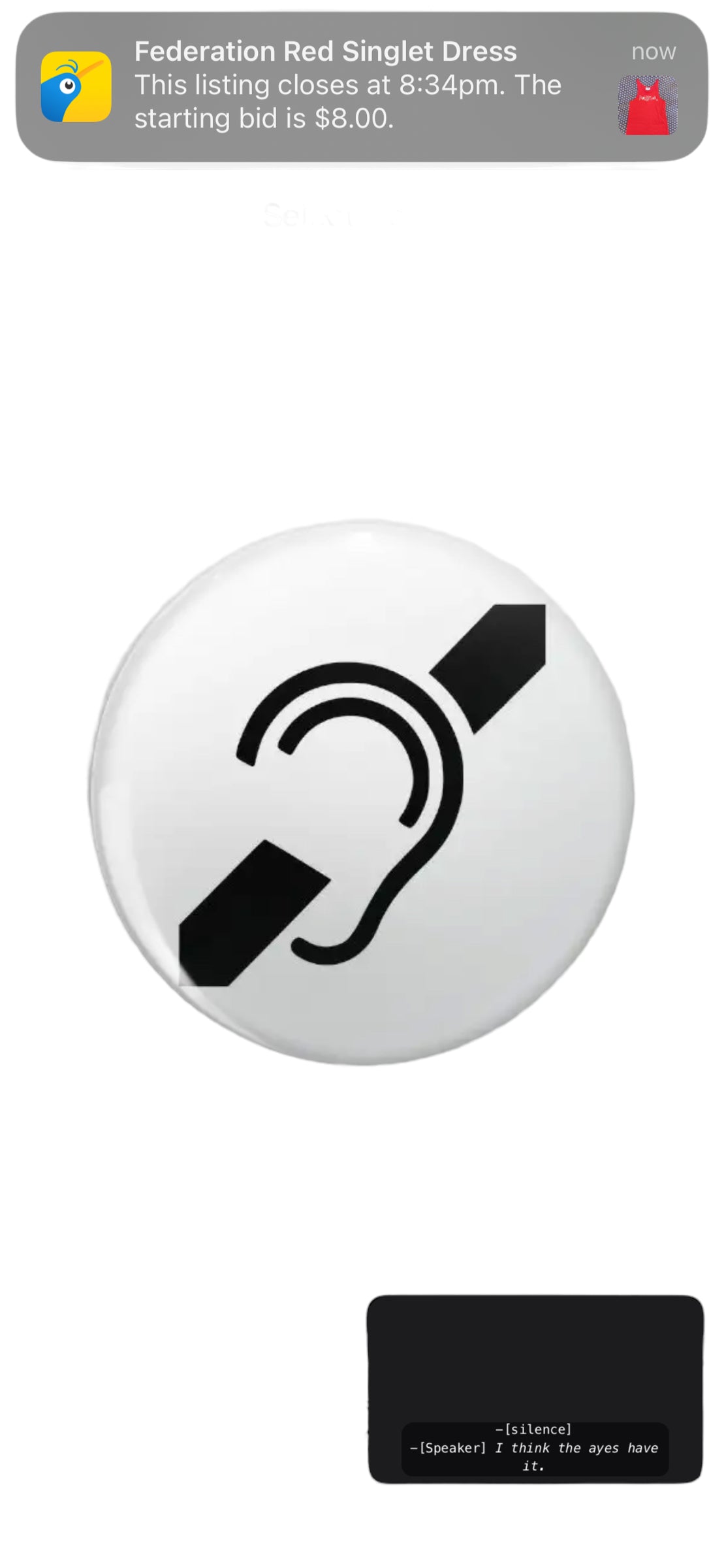 Pin Series — ‘Deaf / Hard of Hearing — Lip Reading’