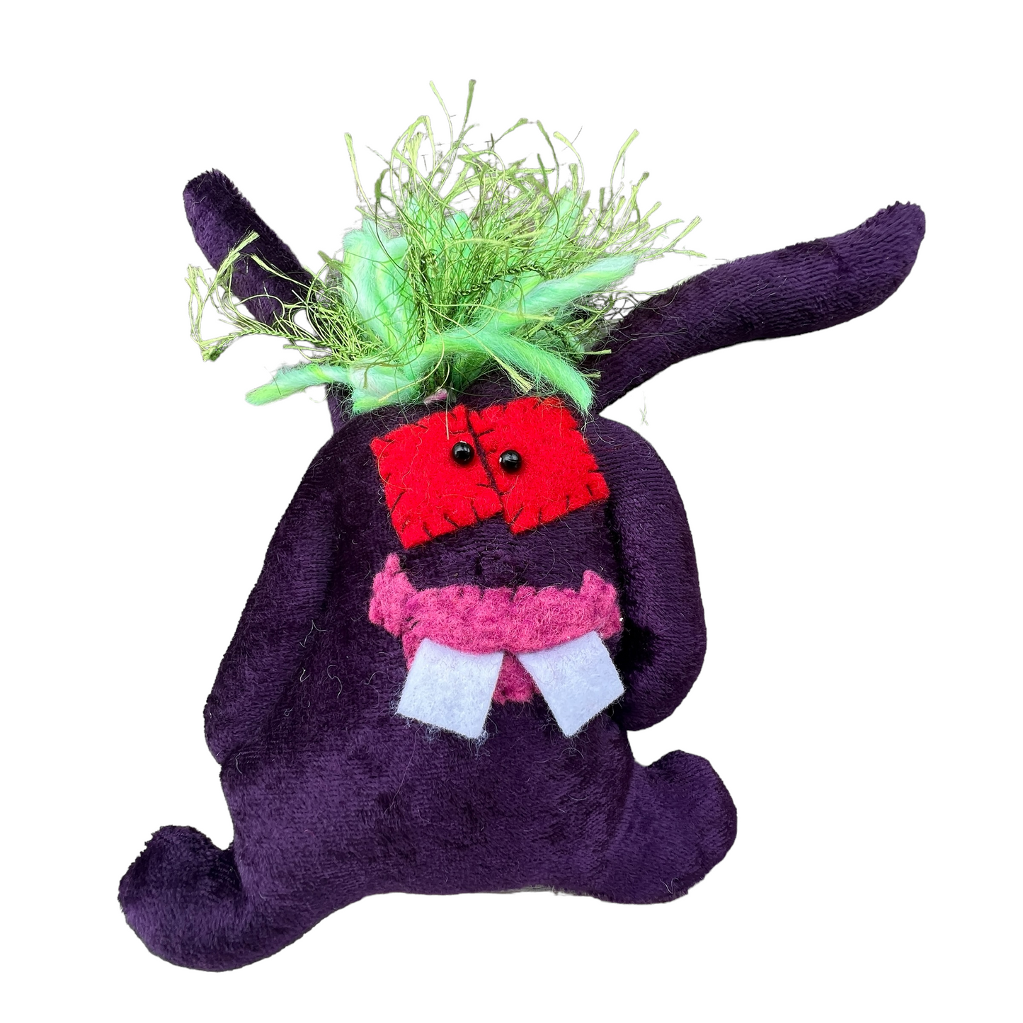Troll Series, Mini Fleece Troll Splash Quilting All I want for Christmas is my two front teeth