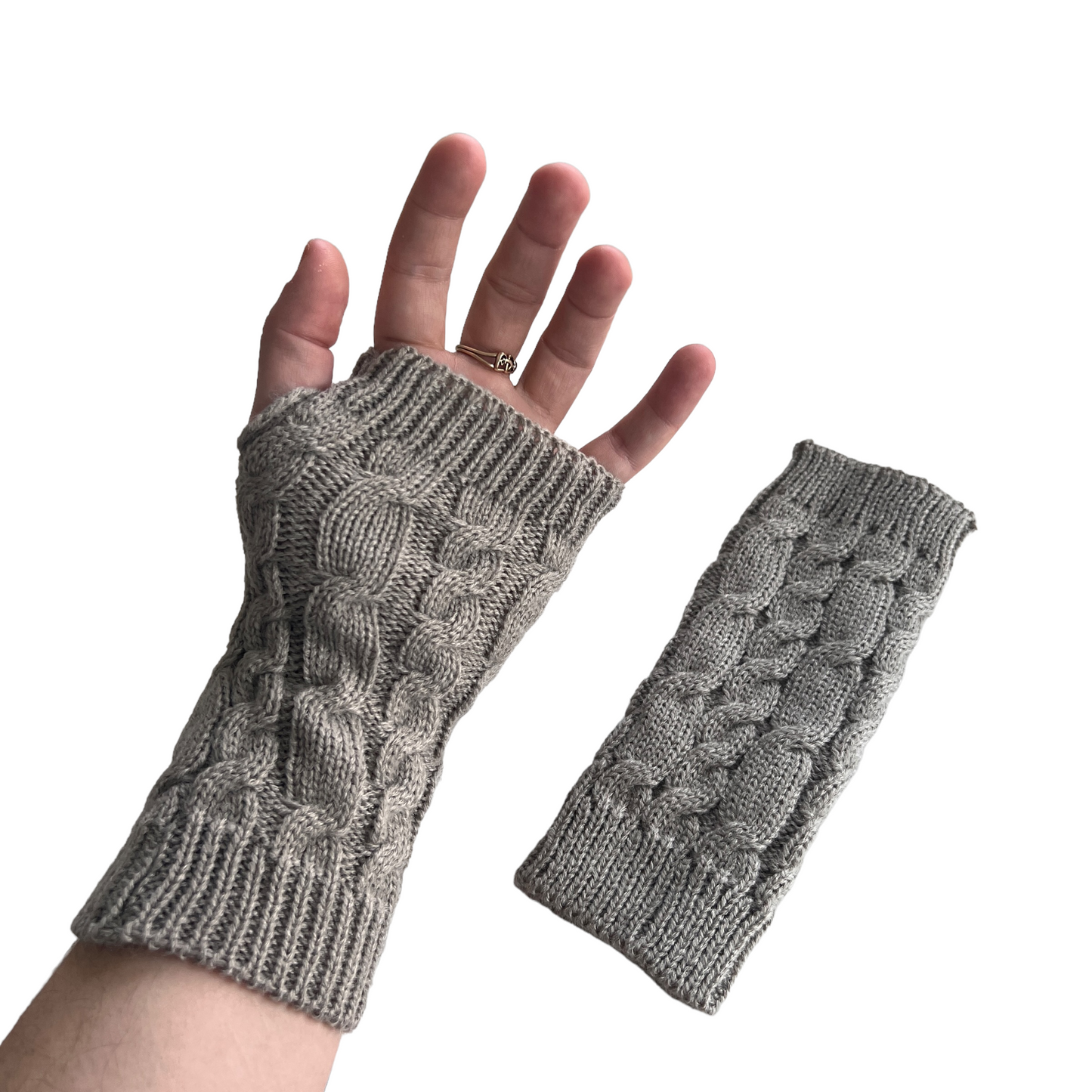 Hand Knitted Wrist Warmers Gloves & Mittens SPIRIT SPARKPLUGS