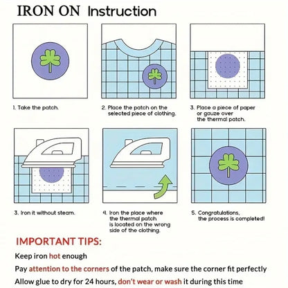 Zebra Motif, Iron On Appliqué Patch