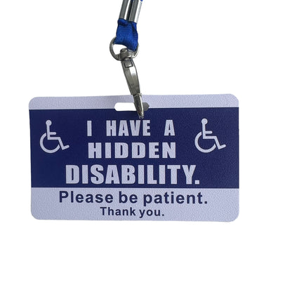 Hidden Disability Card + Lanyard