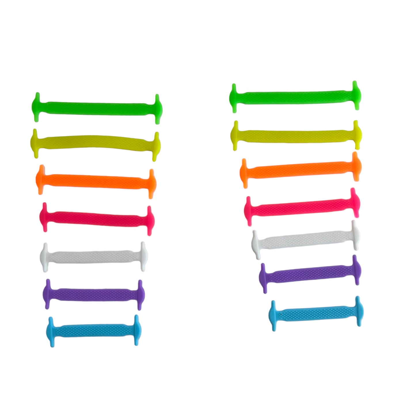 Adaptive ‘No Tie’ Shoelaces — Colourful Silicone