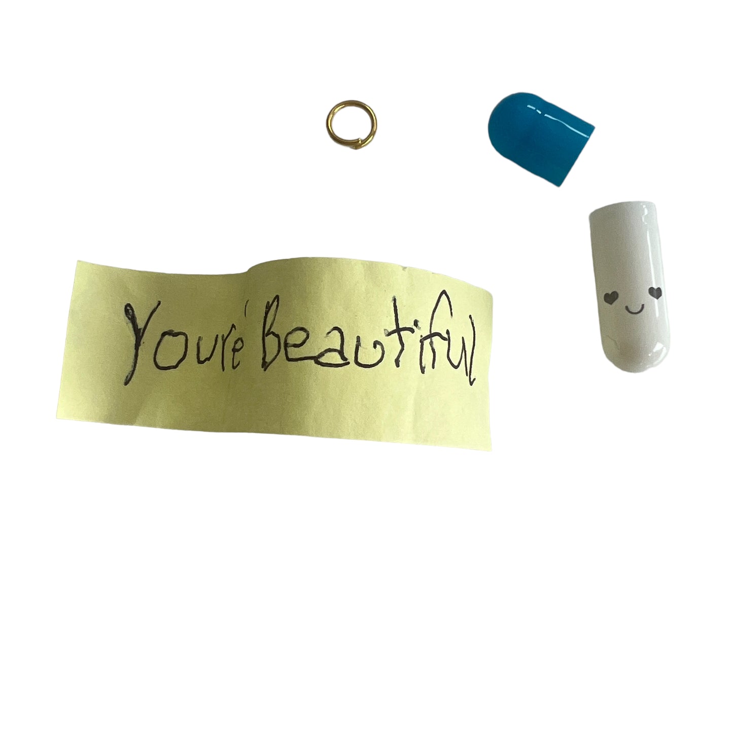 Emoticon Blank Note Capsules