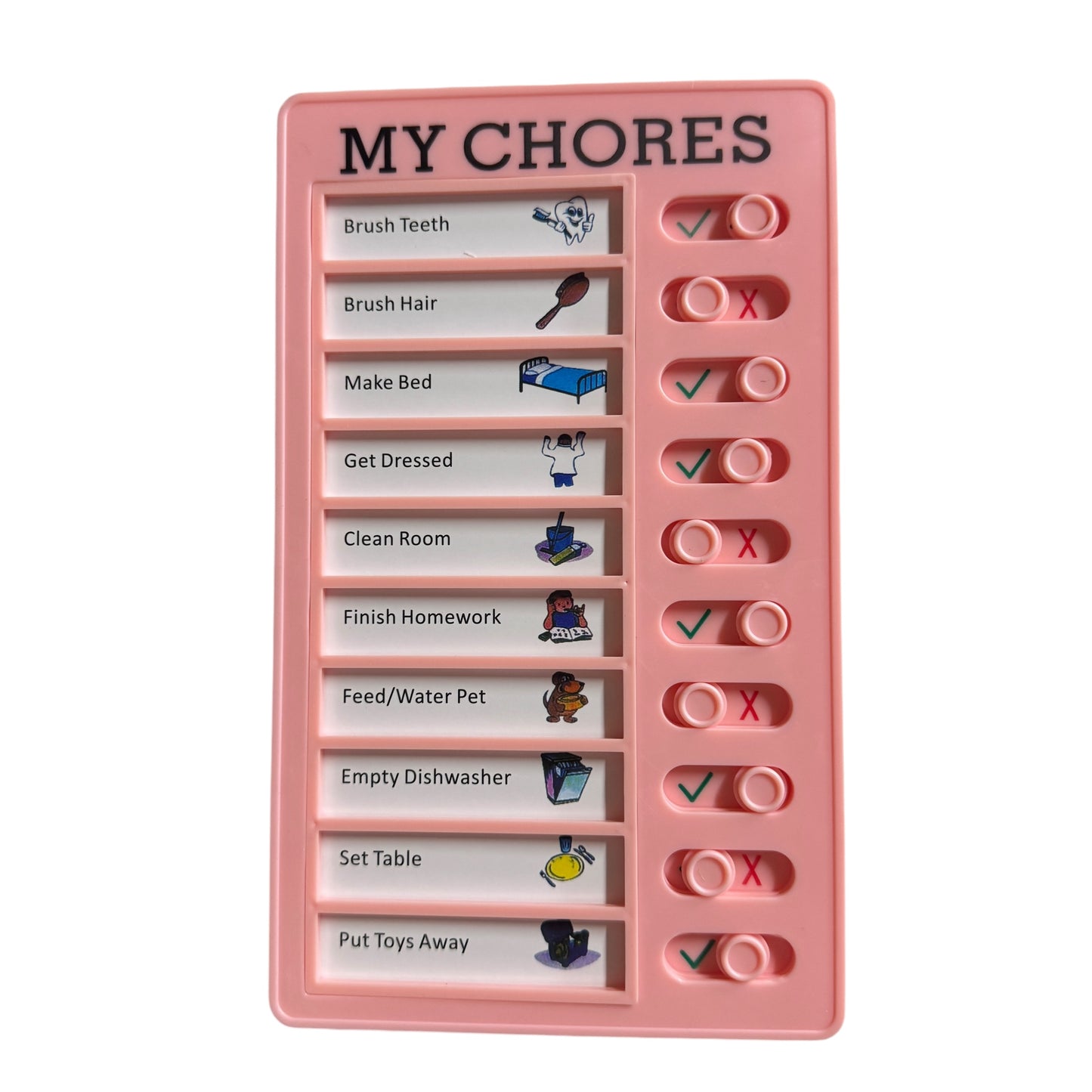 Reusable Daily Chores Chart