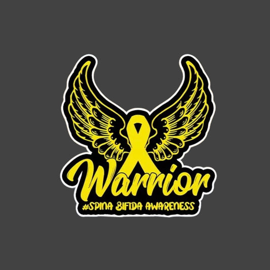 Sticker - Spina Bifida Awareness Warrior