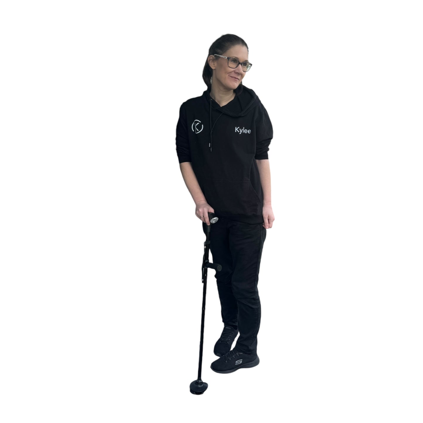 Mobility Aid — Telescopic LED Folding Cane