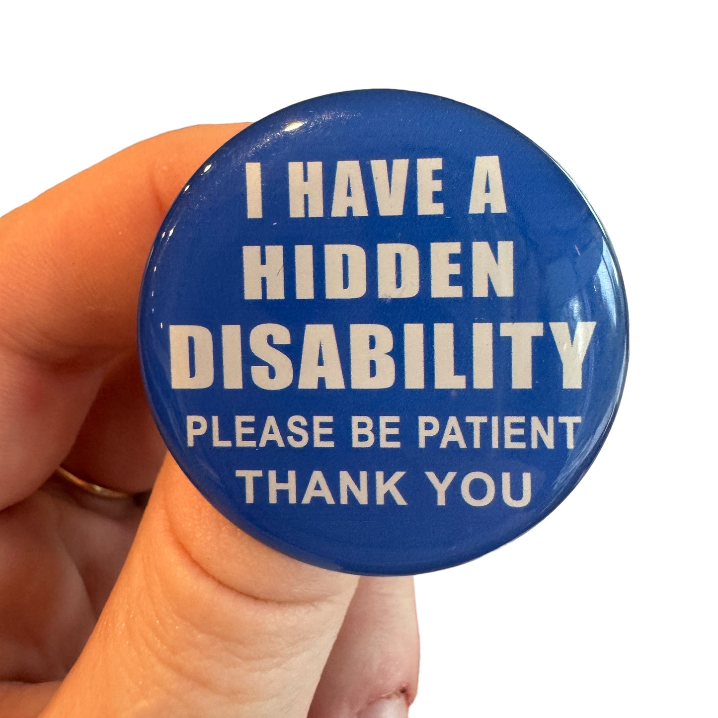 Pin — ‘I have a hidden disability’