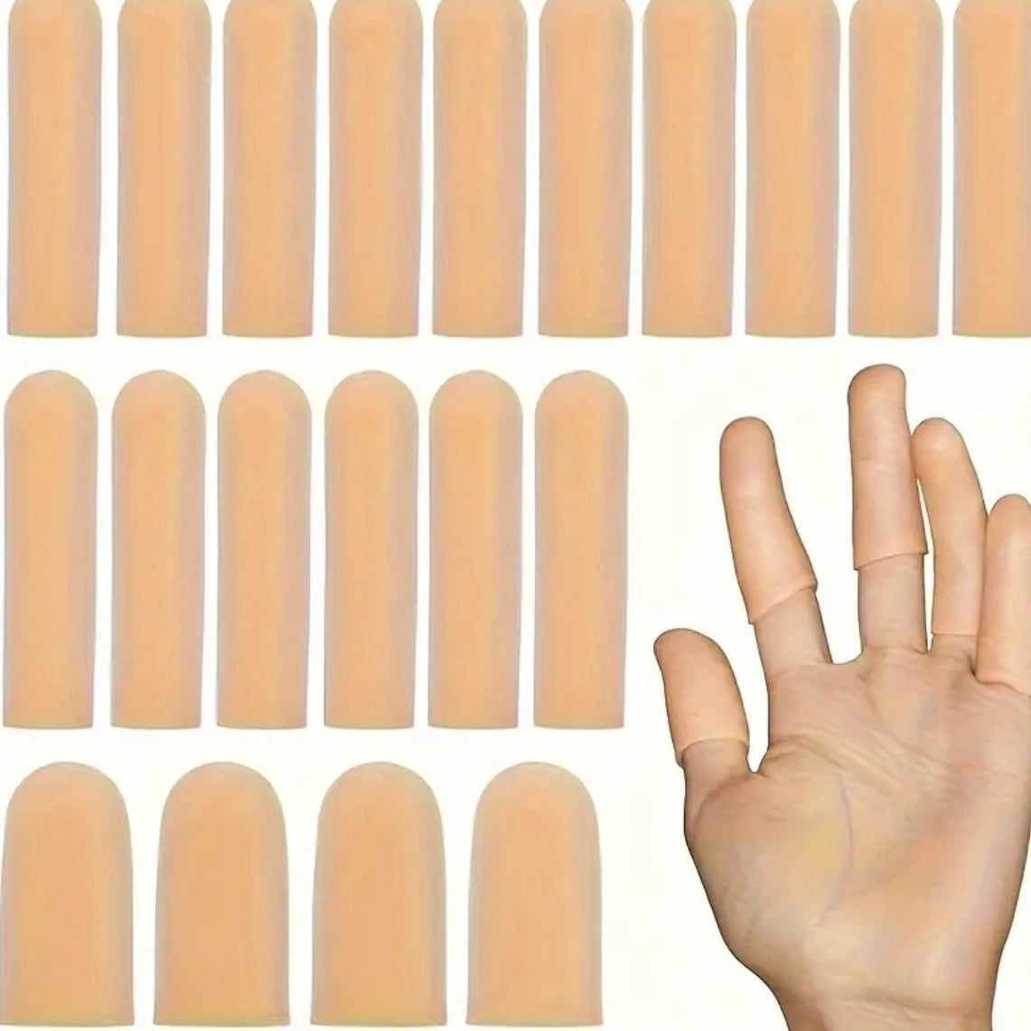 Silicone Finger Tip Protectors