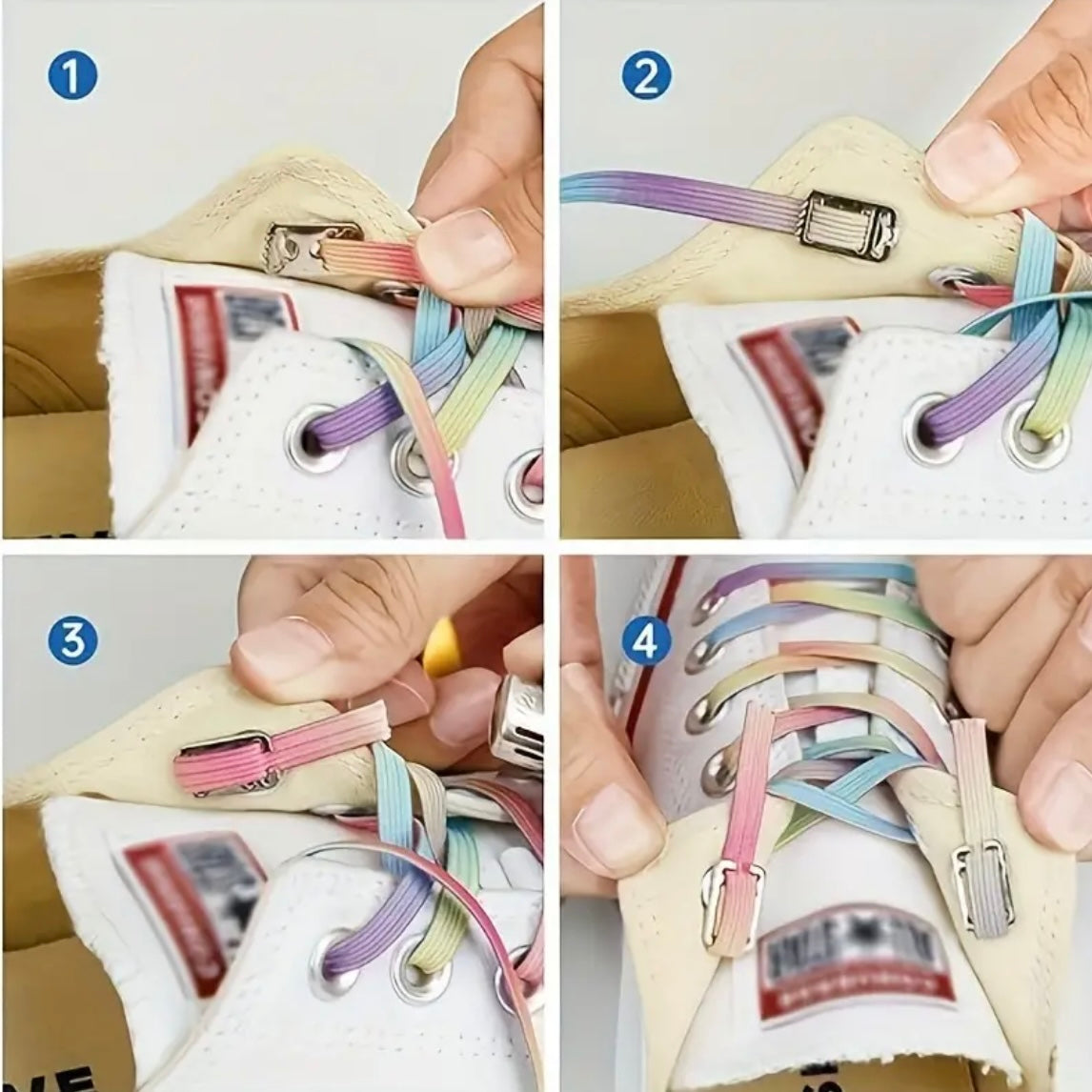 Shoelaces - No-tie Invisible Anchor Clips