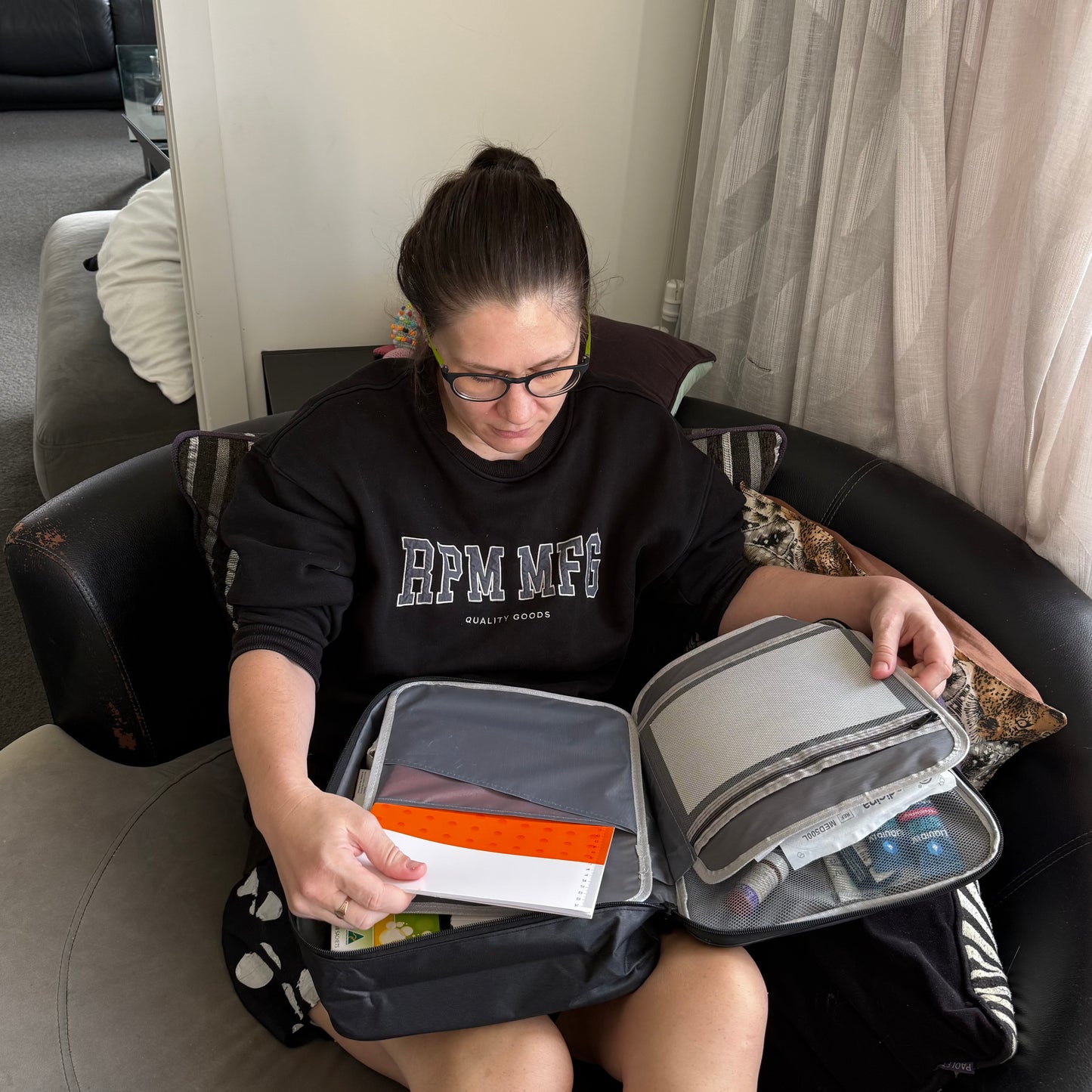 Extra Large Medication Travel Pouch