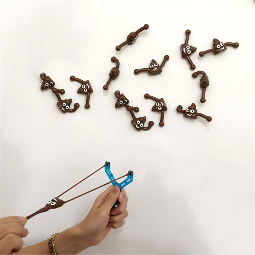 Catapulting Poop Emoji