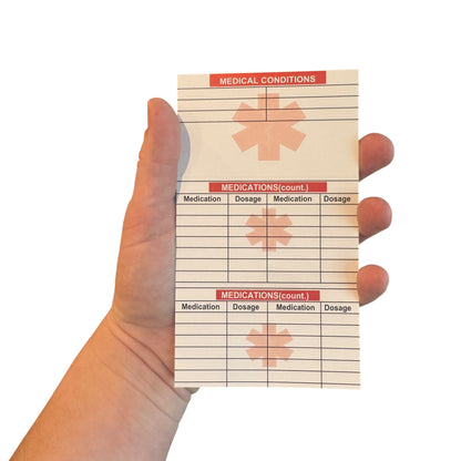Medical Alert Card — Emergency Medical Card