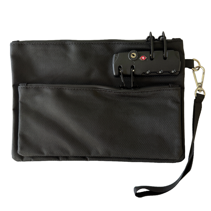 Dual-Lock Secure Medication Pouch