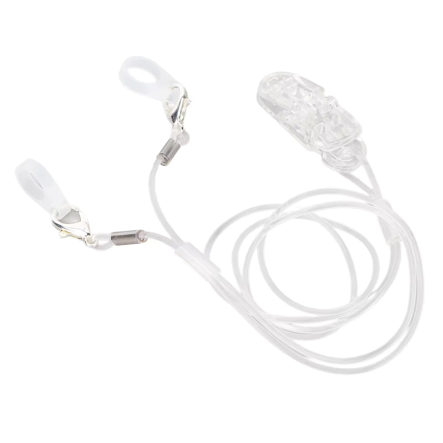 Hearing Aid Safety Clips — Transparent