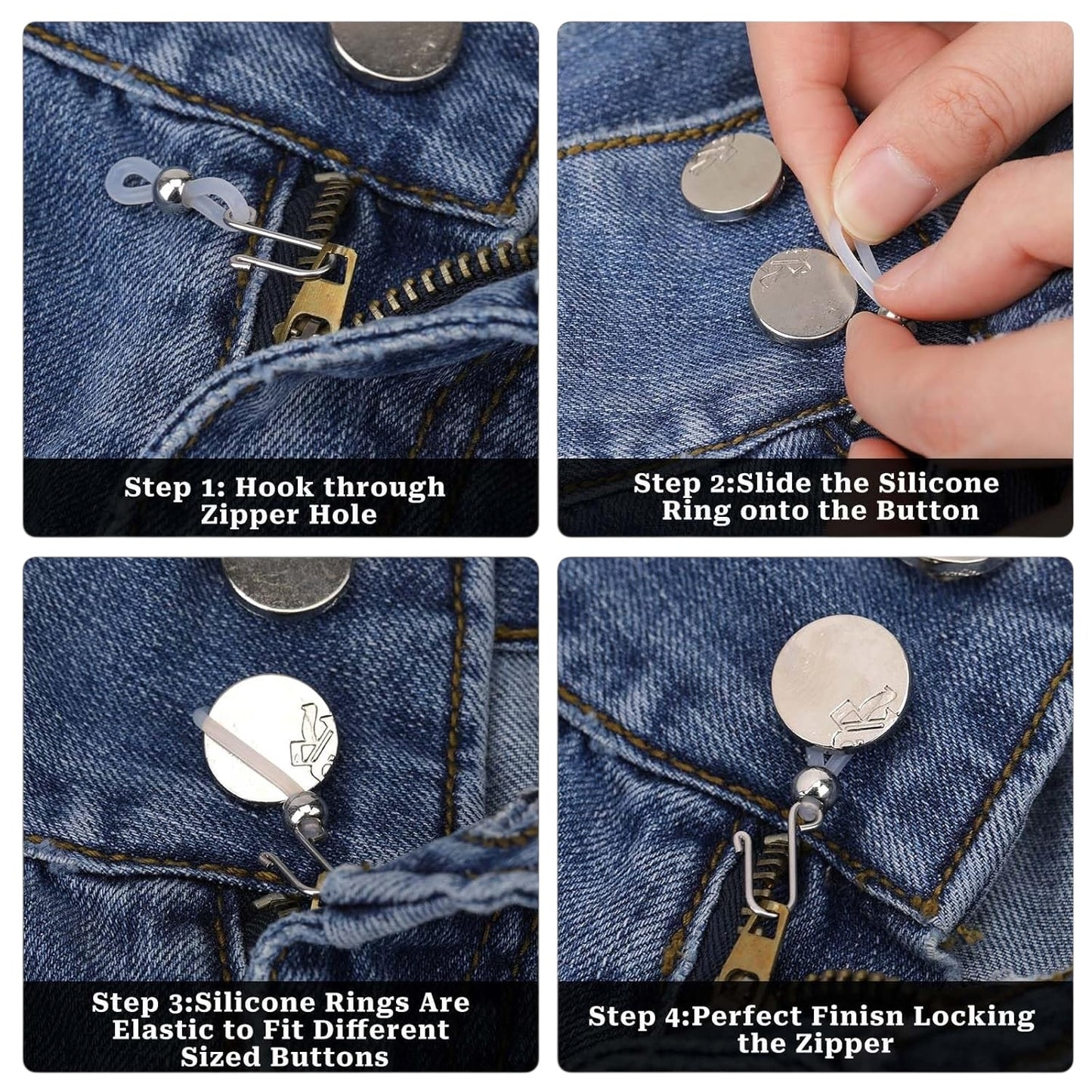 Zip Button Holder