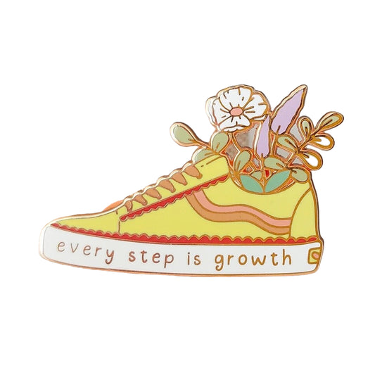 Pin  — 'Every Step Is Growth'