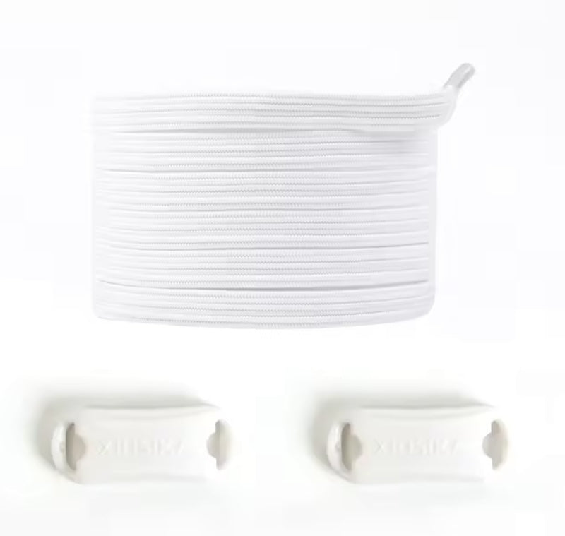 Adaptive ‘No Tie’ Elastic Shoelaces — with Buckle