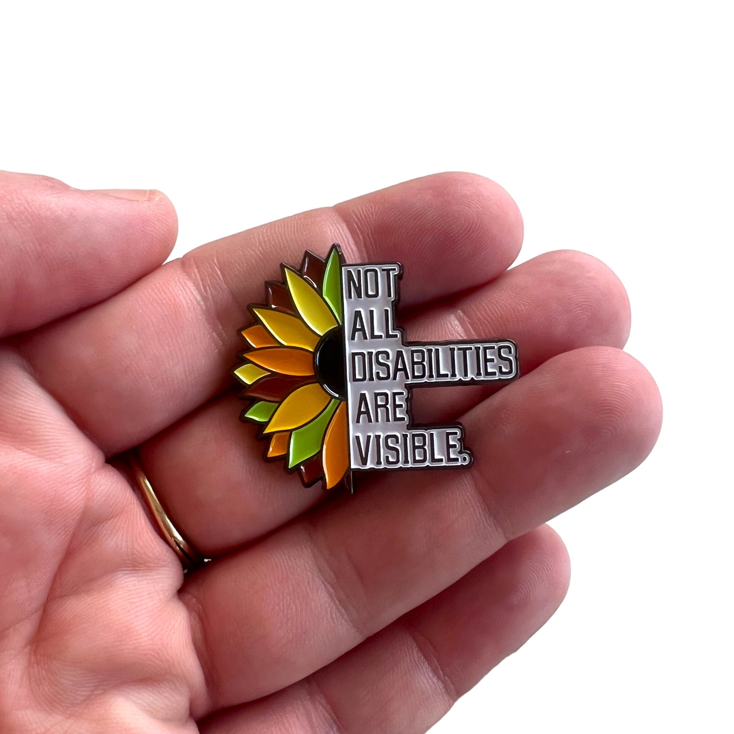 Pin — Not All Disabilities Are Visible Flower