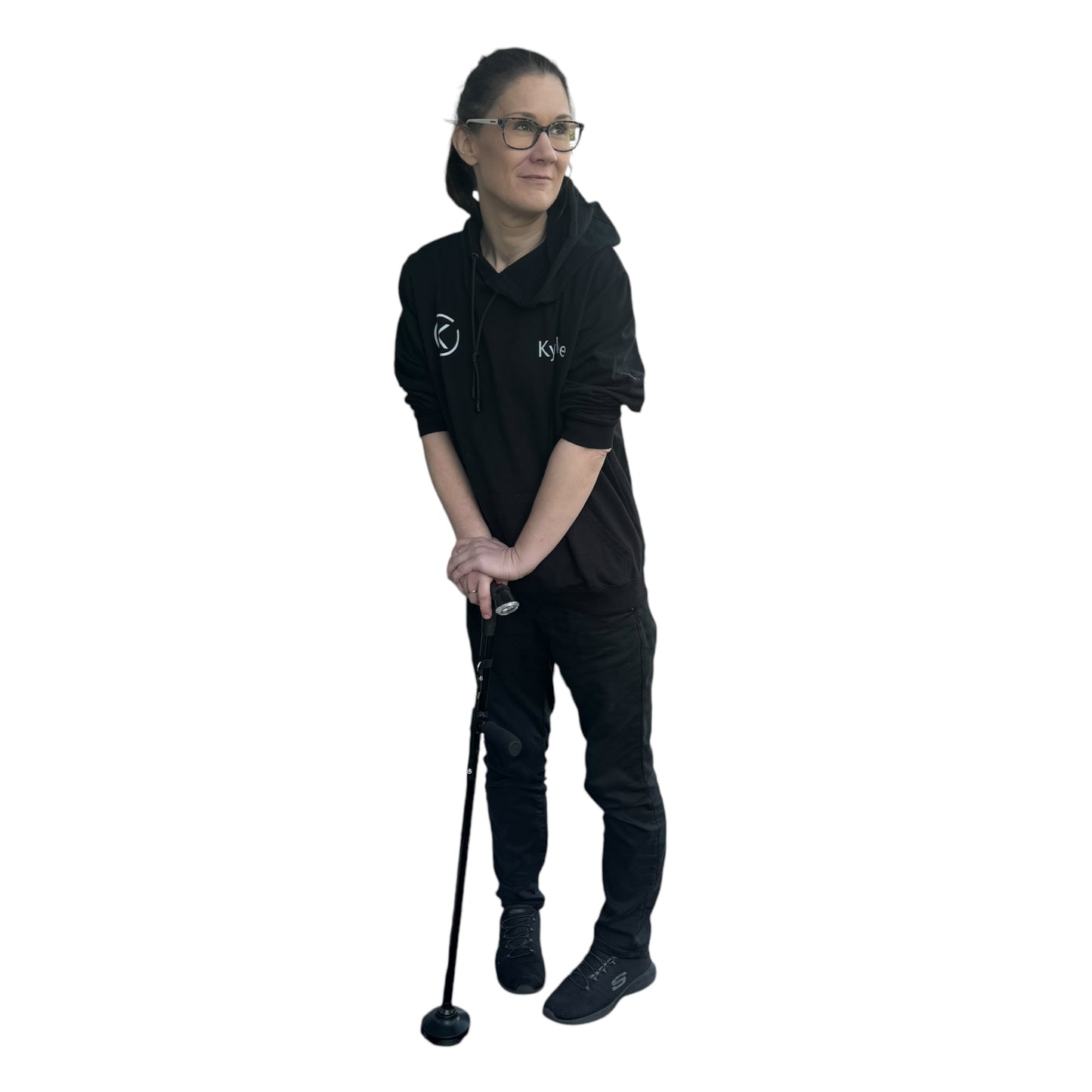 Mobility Aid — Telescopic LED Folding Cane