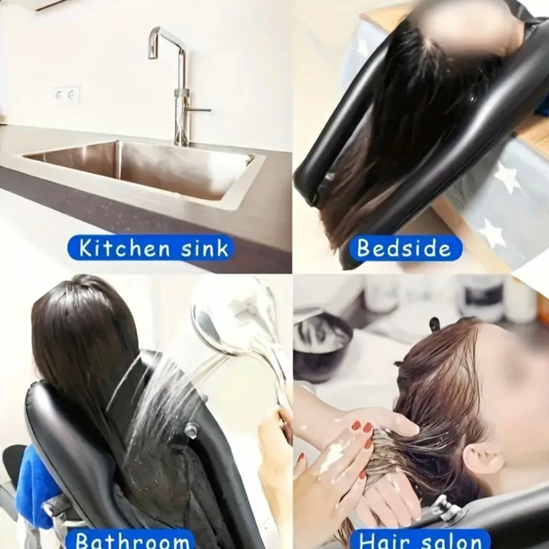 Inflatable Shampoo Pillow