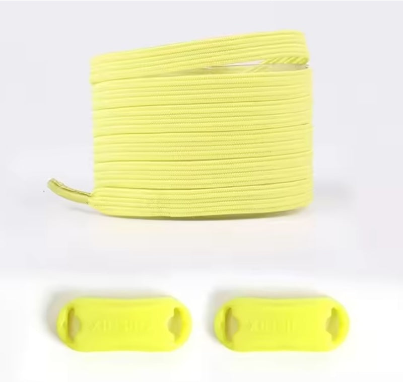 Adaptive ‘No Tie’ Elastic Shoelaces — with Buckle