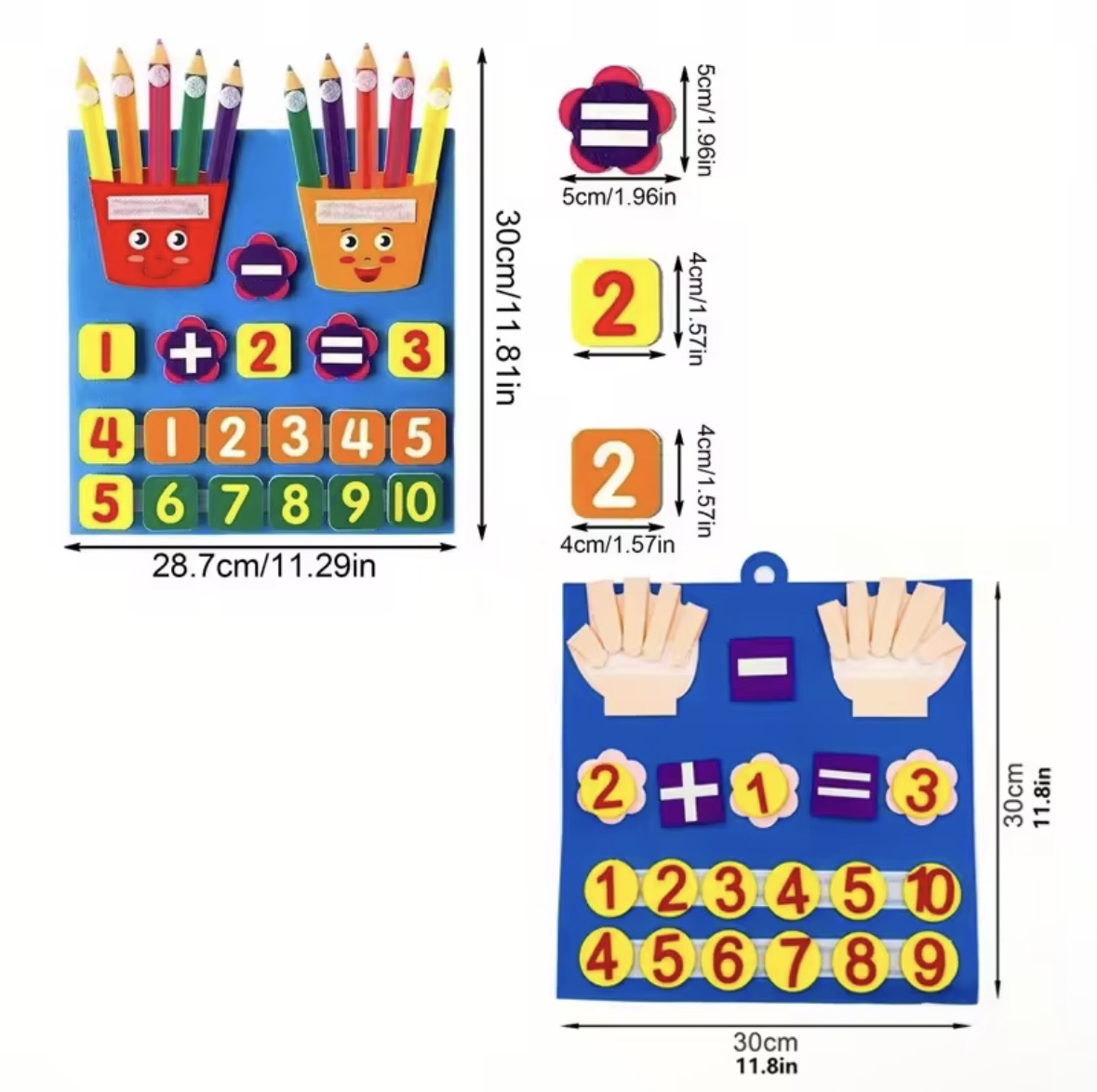 Felt Counting Activity Board