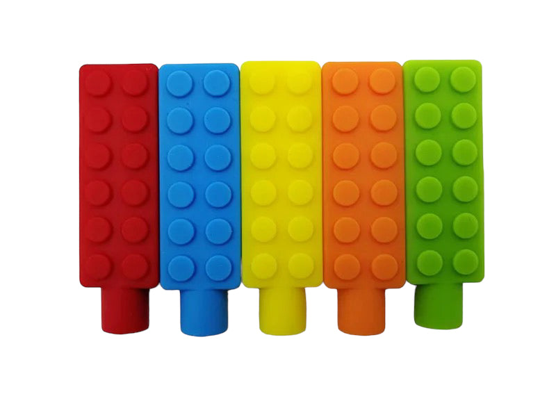 Silicone Pencil Chew Toppers (Bricks)