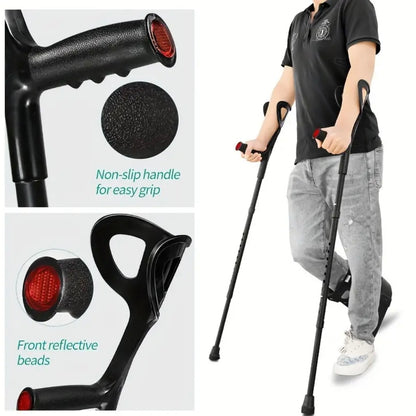 Walking Aid — Height Adjustable Crutch