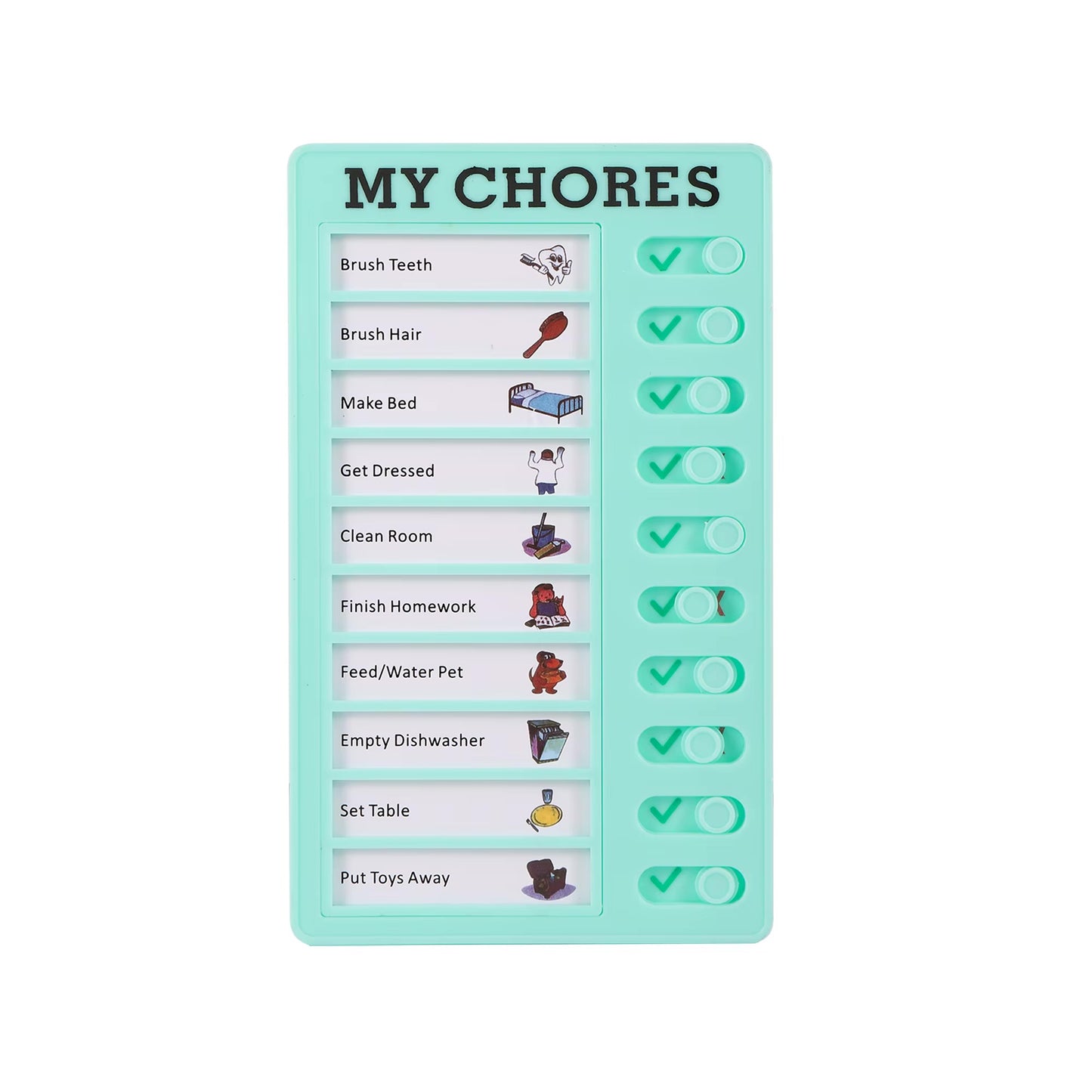 Reusable Daily Chores Chart
