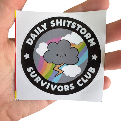 Sticker — Daily Shitstorm Survivors Club