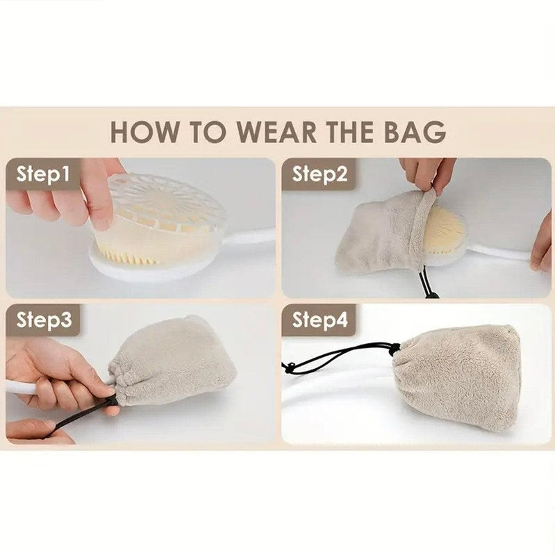 Folding Back Shower Brush