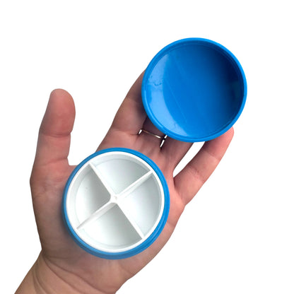 Travel Pill Box — 4x Doses.