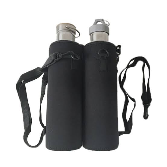 Neoprene Water Bottle Holder + Strap
