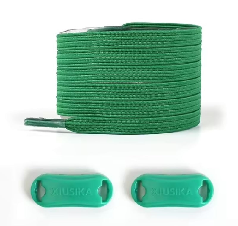Adaptive ‘No Tie’ Elastic Shoelaces — with Buckle
